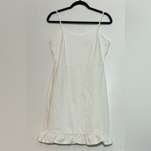 White Lulu’s Ruffle Dress
